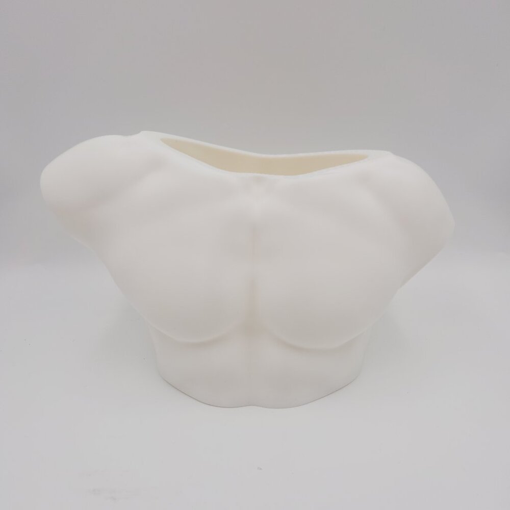 3D Printed Vase - 'Summer Body' - White‎ - PLA Filament